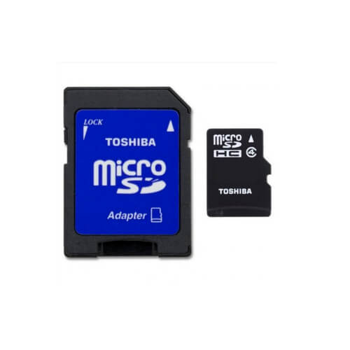 Microsd Toshiba 32gb Cl4 Adaptador Sd | Quonty.com | THN-M102K0320M2