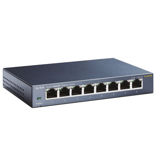Switch Tp-Link Tl-Sg108 V3.0 8ptos 10/100/1000 | Quonty.com | TL-SG108 V3.0