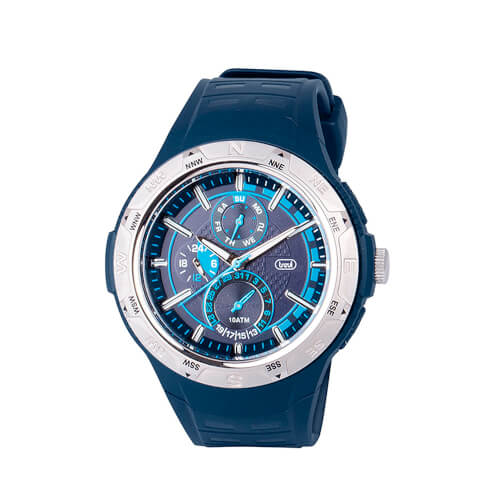 Reloj Deportivo Trevi Sg 330 Cruiser Negro/Azul | Quonty.com | 