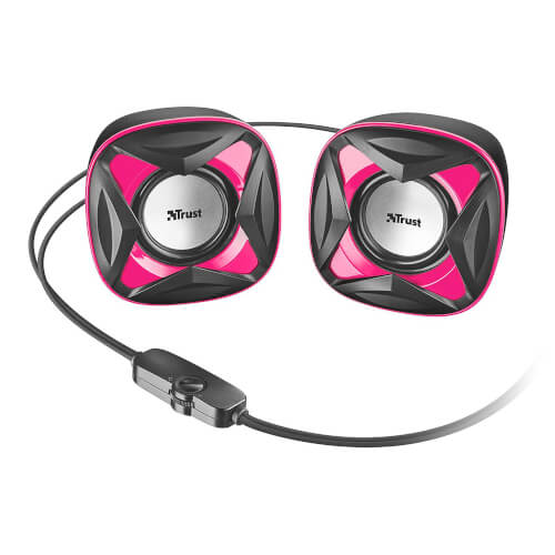 Altavoces Trust Xilo 2.0 4w Rosa | Quonty.com | 21181