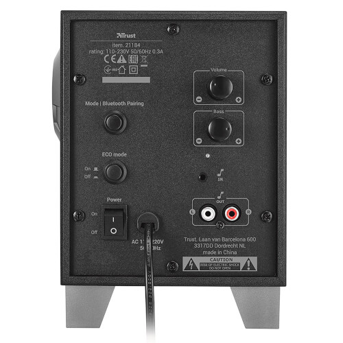 Altavoces Inalámbricos 2.1 Trust Evon Bt 30w (15w Rms) | Quonty.com | 21184