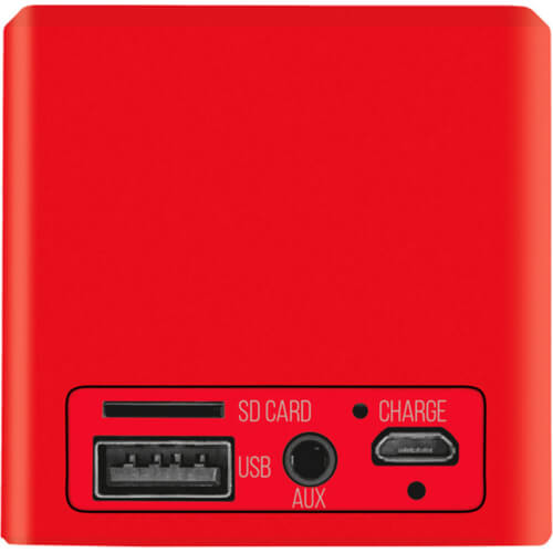 Altavoz Trust Ziva Wireless Red | Quonty.com | 21717