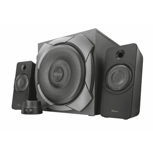 Altavoces 2.1 Trust Zelos 100w (502w Rms) Diseño Metálico | Quonty.com | 21749