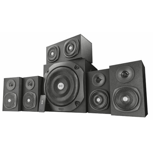 Altavoces Trust Vigor 5.1 Surround Black 150w (Rms 75w) | Quonty.com | 22236