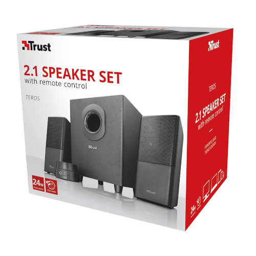 Altavoces 2.1 Trust Teros - 24w (12w Rms) | Quonty.com | 22363