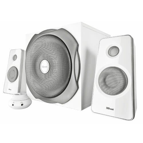 Altavoces Trust Tytan 2.1 60w Blanco | Quonty.com | 18789