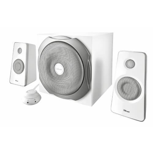 Altavoces Trust Tytan 2.1 60w Blanco | Quonty.com | 18789