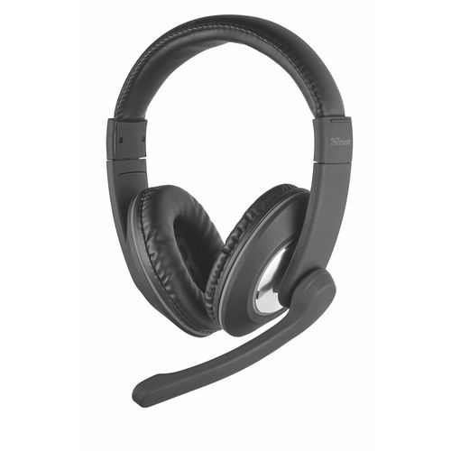Auriculares C/Micrófono Trust Reno Negro | Quonty.com | 21662