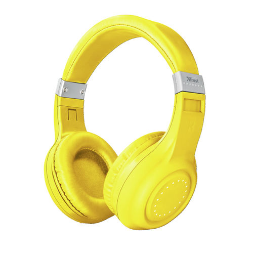 Auriculares Bluetooth Trust Dura Amarillo | Quonty.com | 22767