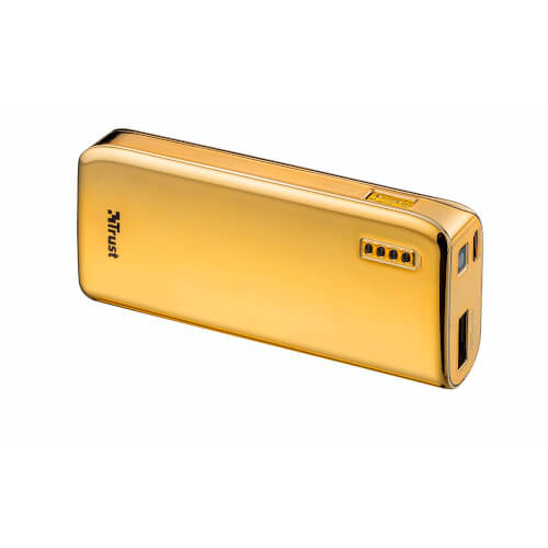 Powerbank/Bateria Externa Trust Urban 4400 Gold 4400mah | Quonty.com | 20901