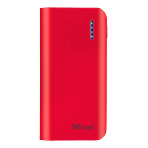 Powerbank/Bateria Externa Trust Urban Primo Roja 4400mah | Quonty.com | 21226