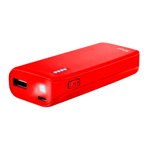 Batería Universal Trust Primo Powerbank 4400 Matte Red | Quonty.com | 22136