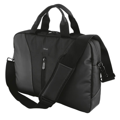 Maletin Trust Modena Slim Carry Bag 16'' Negro | Quonty.com | 20357