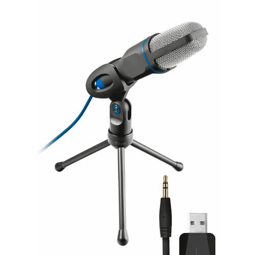 Micrófono Trust Mico Supresión De Ruidos Cable 1.8m | Quonty.com | 20378