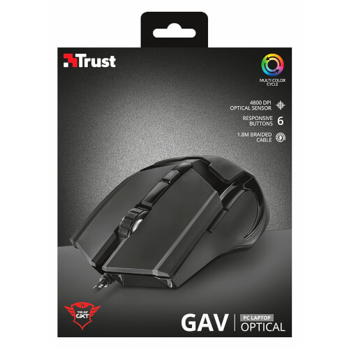 Raton Trust Gaming Gxt 101 Negro | Quonty.com | 21044