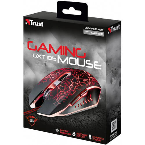 Raton Trust Gxt 105 Gaming 2400dpi Usb | Quonty.com | 21683
