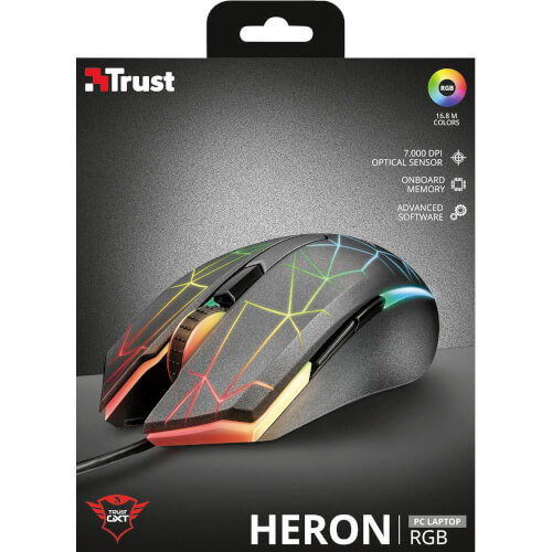 Raton Trust Gxt 170 Heron Rgb Optico 7000dpi Usb | Quonty.com | 21813