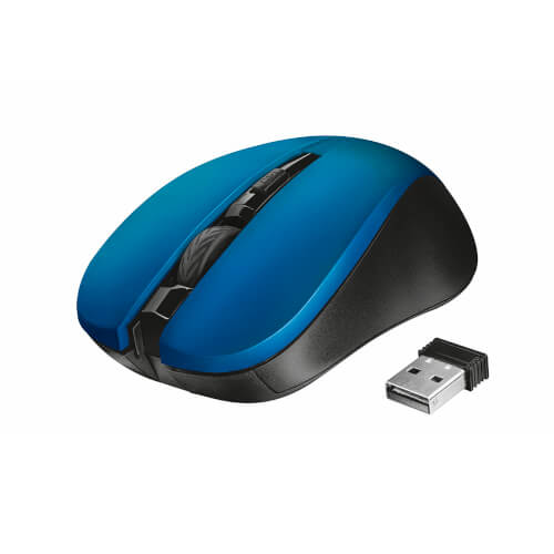 Ratón Trust Mydo Silent Click Blue Usb | Quonty.com | 21870