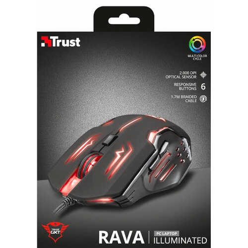 Raton Trust Gaming Gxt 108 Rava 2000dpi | Quonty.com | 22090