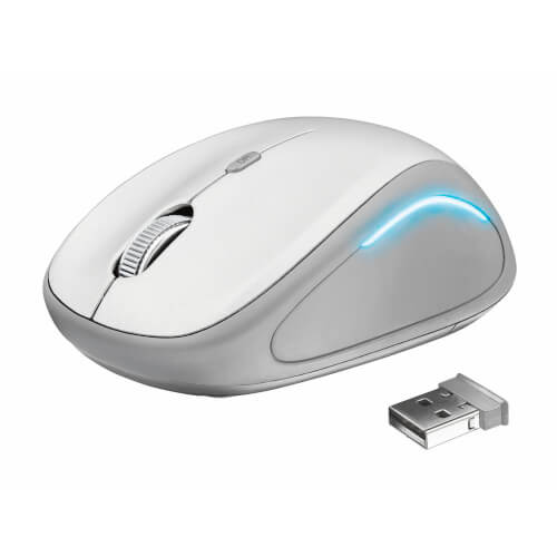 Ratón Inalámbrico Trust Yvi Fx White | Quonty.com | 22335