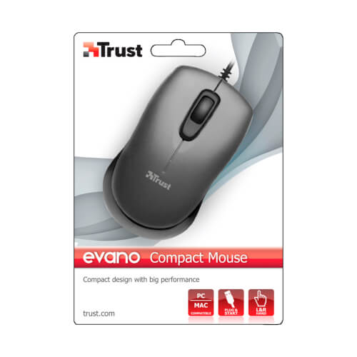 Ratón Trust Evano Compact Usb | Quonty.com | 16489