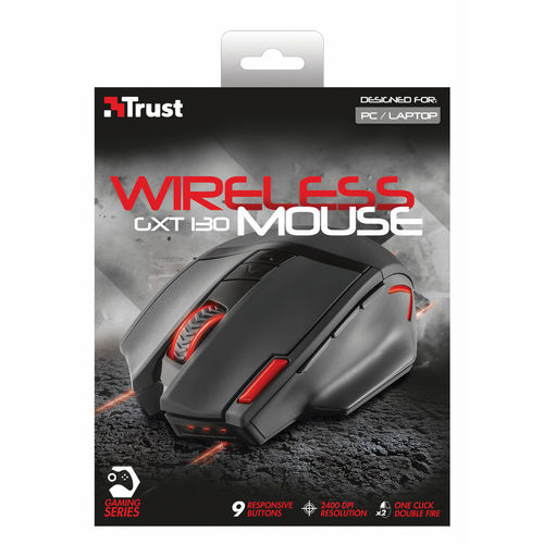 Raton Trust Gxt 130 Gaming Inalambrico 2400 Dpi Usb | Quonty.com | 20687