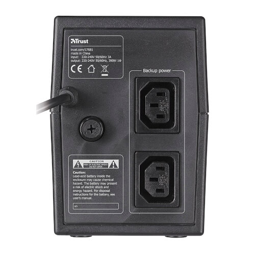 Sai Trust 600va Para 2 Tomas Protección Contra Sobrecarga | Quonty.com | 17681