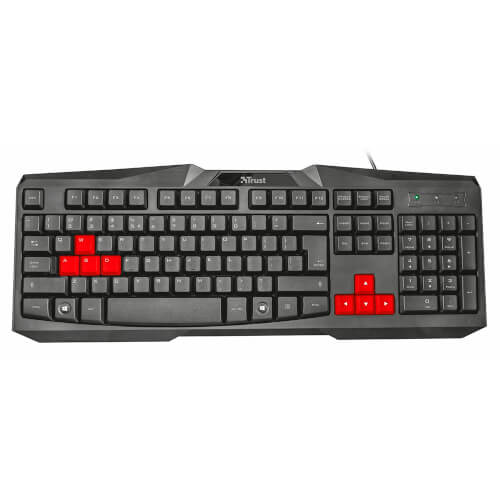 Teclado Trust Ziva Gaming | Quonty.com | 21958