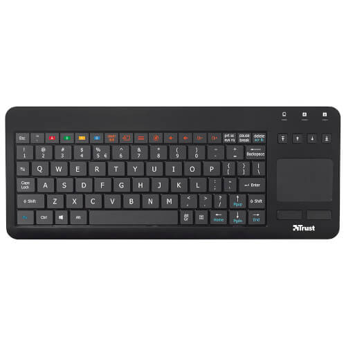 Teclado Smart Tv Trust Sento Wifi Multimedia Touchpad | Quonty.com | 20062
