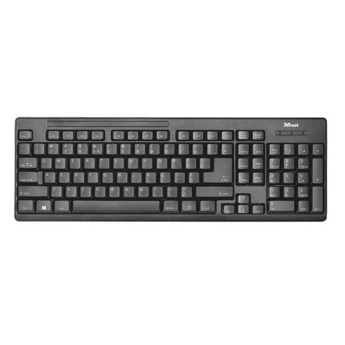 Combo Teclado/Raton Trust Ziva Inalambricos Usb Negro | Quonty.com | 22025