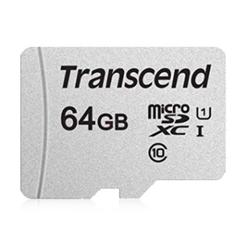 Microsd Transcend 64gb Cl10 Uhs-1 +Adaptador Sd | Quonty.com | TS64GUSD300S-A