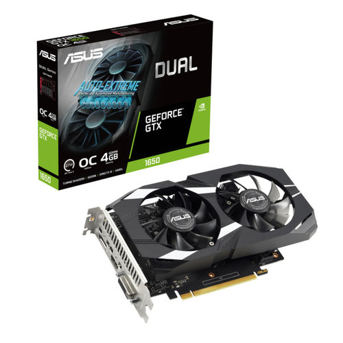 Tarjeta Grafica Asus Dual-Gtx1650-O4gd6-P-V2 Oc Edition V2/ 4gb Gddr6 | Quonty.com | 90YV0GX8-M0NA00