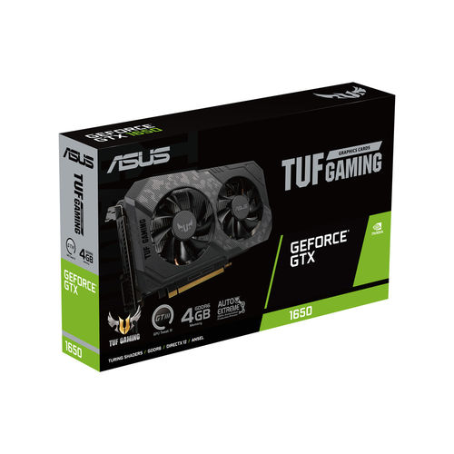 Tarjeta Grafica Asus Tuf Gtx 1650 V2 Gaming 4gb Gddr6 Pcie3.0 1*Hdmi/1*Dvi-D/1*Dp | Quonty.com | 90YV0GX3-M0NA00