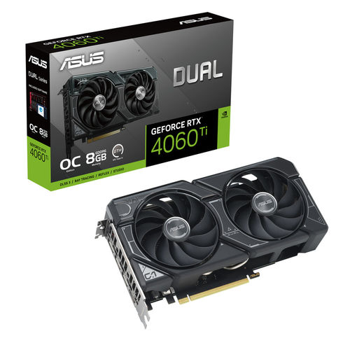 Tarjetas Graficas Asus Rtx 4060 Ti Oc Edition 8gb Gddr6 Pcie4.0 1*Hdmi/3*Dp | Quonty.com | 90YV0J40-M0NA00