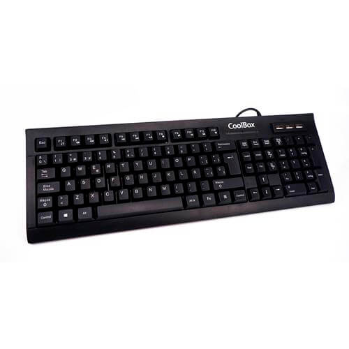 Teclado Coolbox Usb Hub 3-Usb2.0 | Quonty.com | COO-TEC01HU