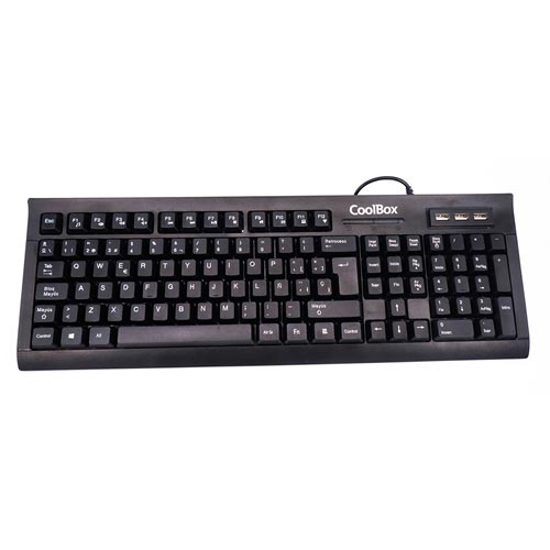 Teclado Coolbox Usb Hub 3-Usb2.0 | Quonty.com | COO-TEC01HU