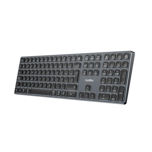 Teclado Coolbox Moonlight B431 Inalambrico Retroiluminado Negro | Quonty.com | COO-TEW02-BKB
