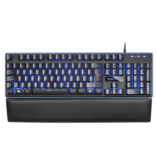Teclado Mars Gaming Mk320 Usb Negro Rgb C/Reposamuñecas | Quonty.com | MK320ES