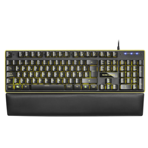 Teclado Mars Gaming Mk320 Usb Negro Rgb C/Reposamuñecas | Quonty.com | MK320ES