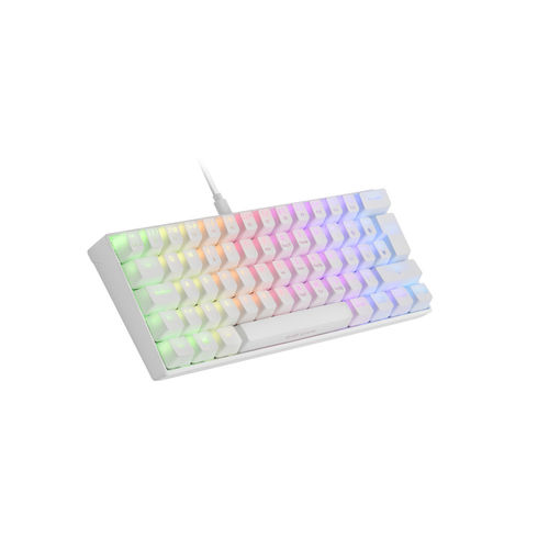 Teclado Mars Gaming Mkmini Usb Blanco Rgb Mecanico Ultra Compacto | Quonty.com | MKMINIWRES