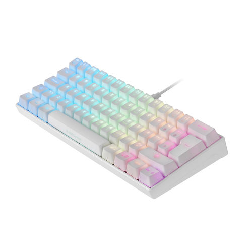 Teclado Mars Gaming Mkmini Usb Blanco Rgb Mecanico Ultra Compacto | Quonty.com | MKMINIWRES