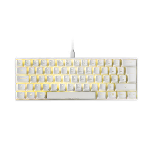 Teclado Mars Gaming Mkmini Usb Blanco Rgb Mecanico Ultra Compacto | Quonty.com | MKMINIWRES