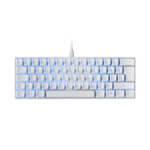 Teclado Mars Gaming Mkmini Usb Blanco Rgb Mecanico Ultra Compacto | Quonty.com | MKMINIWRES