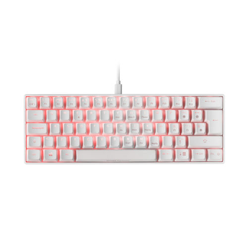 Teclado Mars Gaming Mkmini Usb Blanco Rgb Mecanico Ultra Compacto | Quonty.com | MKMINIWRES