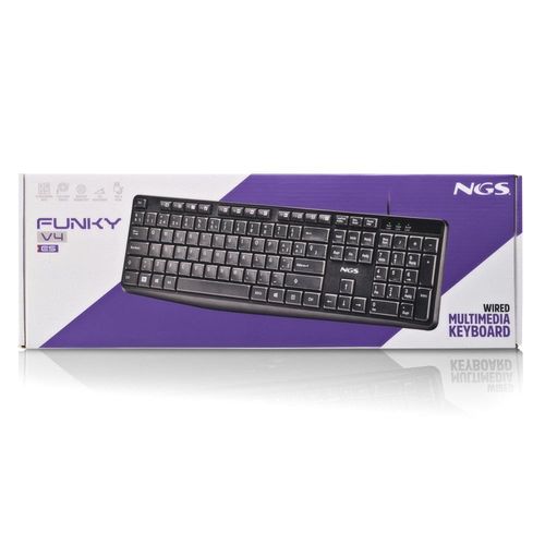 Teclado Ngs Funky V4 Usb Negro | Quonty.com | FUNKYV4