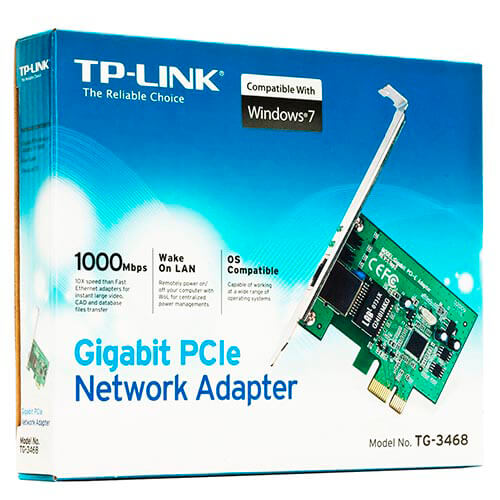 Tarjeta Red Tp-Link Tg-3468 Pci-E 10/100/1000 1rj45 | Quonty.com | TG-3468
