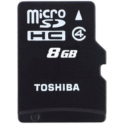 Microsd Toshiba 8gb Cl4 Adaptador Sd | Quonty.com | THN-M102K0080M2