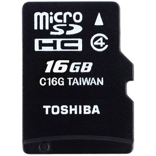 Microsd Toshiba 16gb Cl4 Adaptador Sd | Quonty.com | THN-M102K0160M2