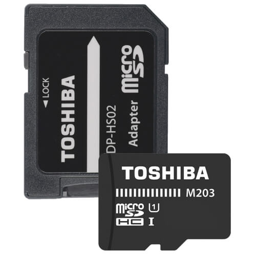 Microsd Toshiba 16gb Cl10 Uhs-I Adaptador Sd | Quonty.com | THN-M203K0160EA