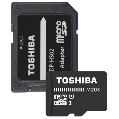 Microsd Toshiba 32gb Cl10 Uhs-I Adaptador Sd | Quonty.com | THN-M203K0320EA